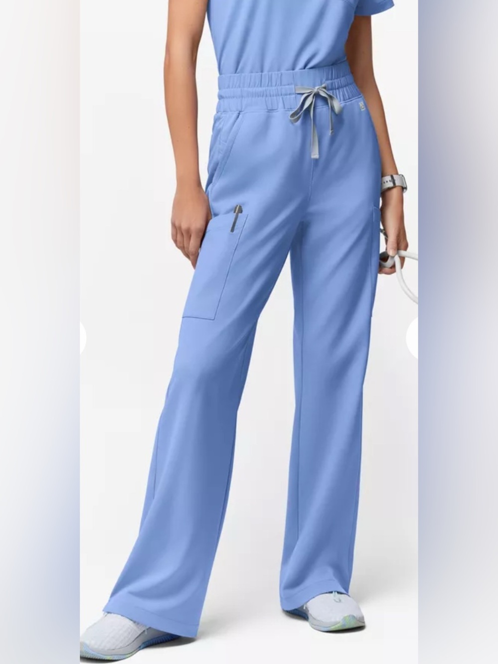 ReSurge Scrub Pants Healthcare Surgical 7 Pockets Ciel Blue Women’s Small NWT